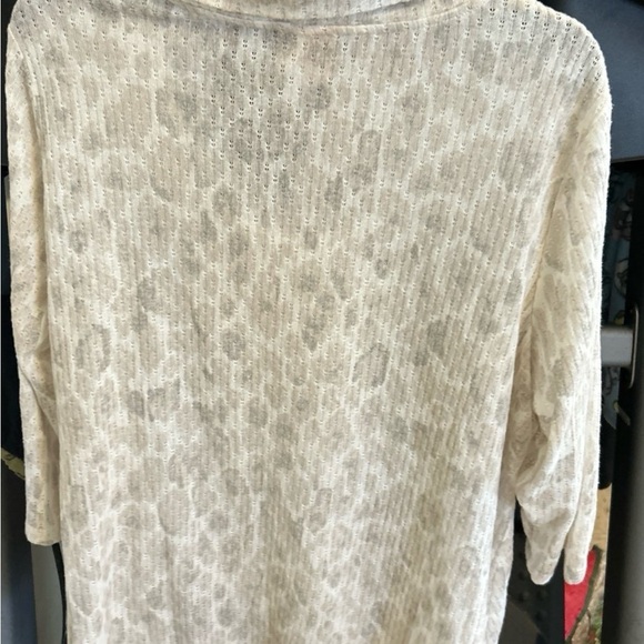 Ruby Rd. Cream Cowl Neck Top - Picture 2 of 5